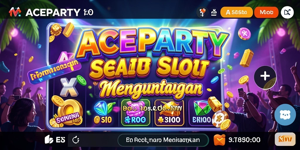 Gameplay seru di ACEPARTY dengan tema slot yang beragam.