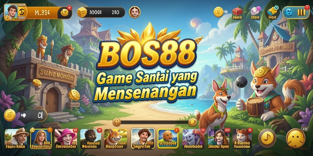 Tampilan gameplay BOS88 yang menyenangkan dan interaktif.