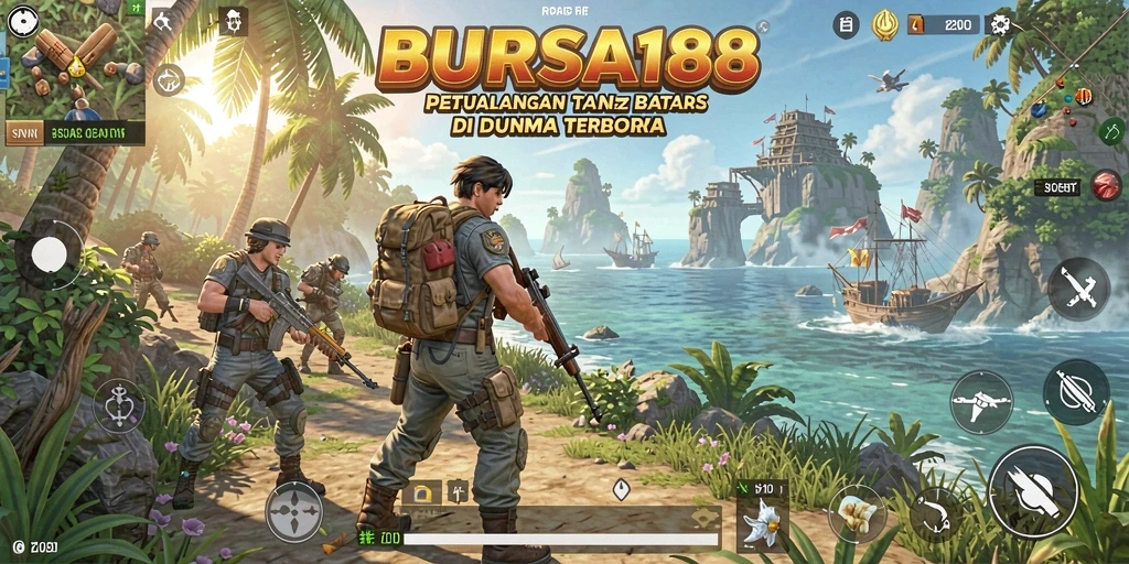 Gameplay BURSA188 yang menampilkan eksplorasi dunia terbuka.