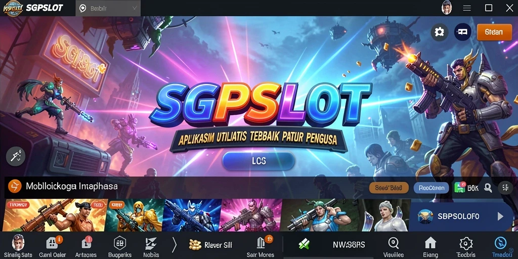 Tampilan antarmuka penggunaan <strong>SGPSLOT</strong> yang modern dan intuitif.