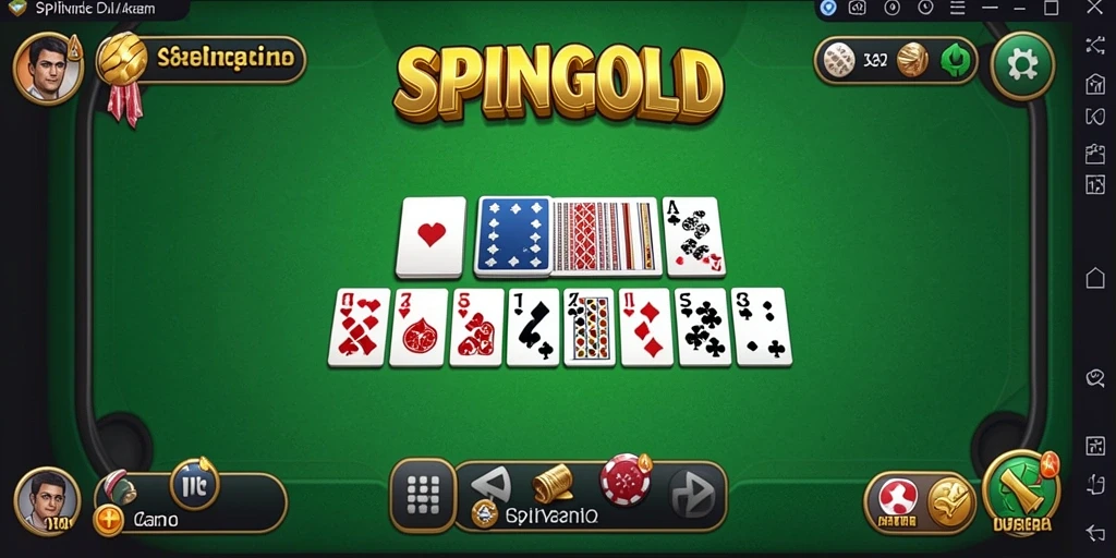 Tampilan gameplay SPINGOLD yang menarik dan mengasyikkan.